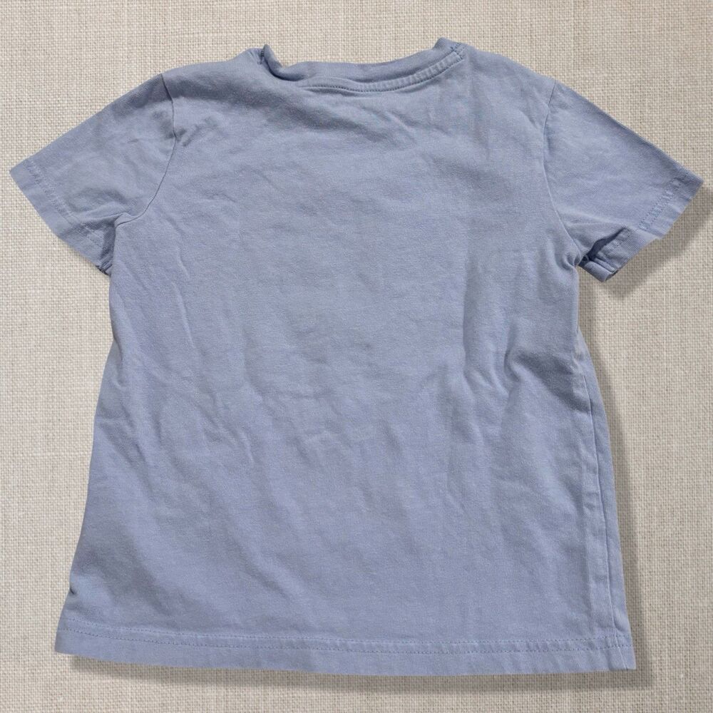 Janie and Jack Boys Hot Dog Dachshund Tee Size 4 Blue Patriotic 4th of July - Picture 6 of 6